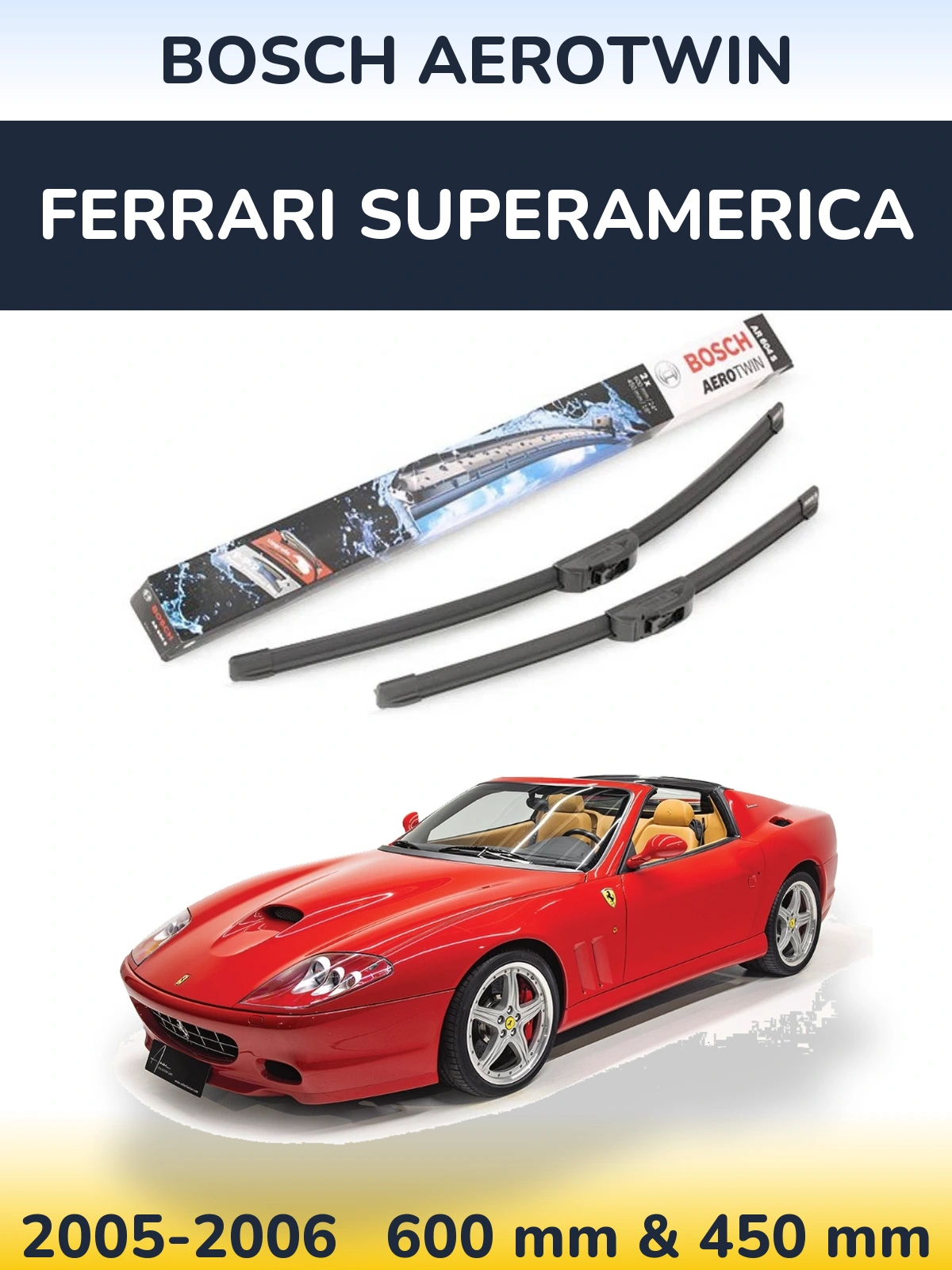 Torkarblad BOSCH AeroTwin för Ferrari Superamerica