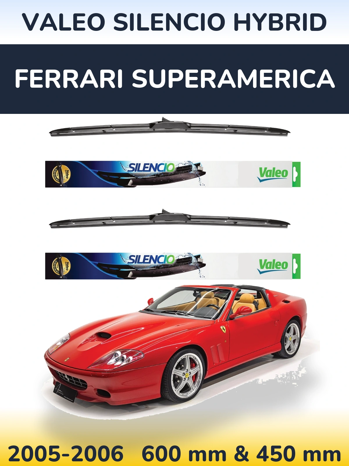 Torkarblad Valeo Silencio Hybrid för Ferrari Superamerica