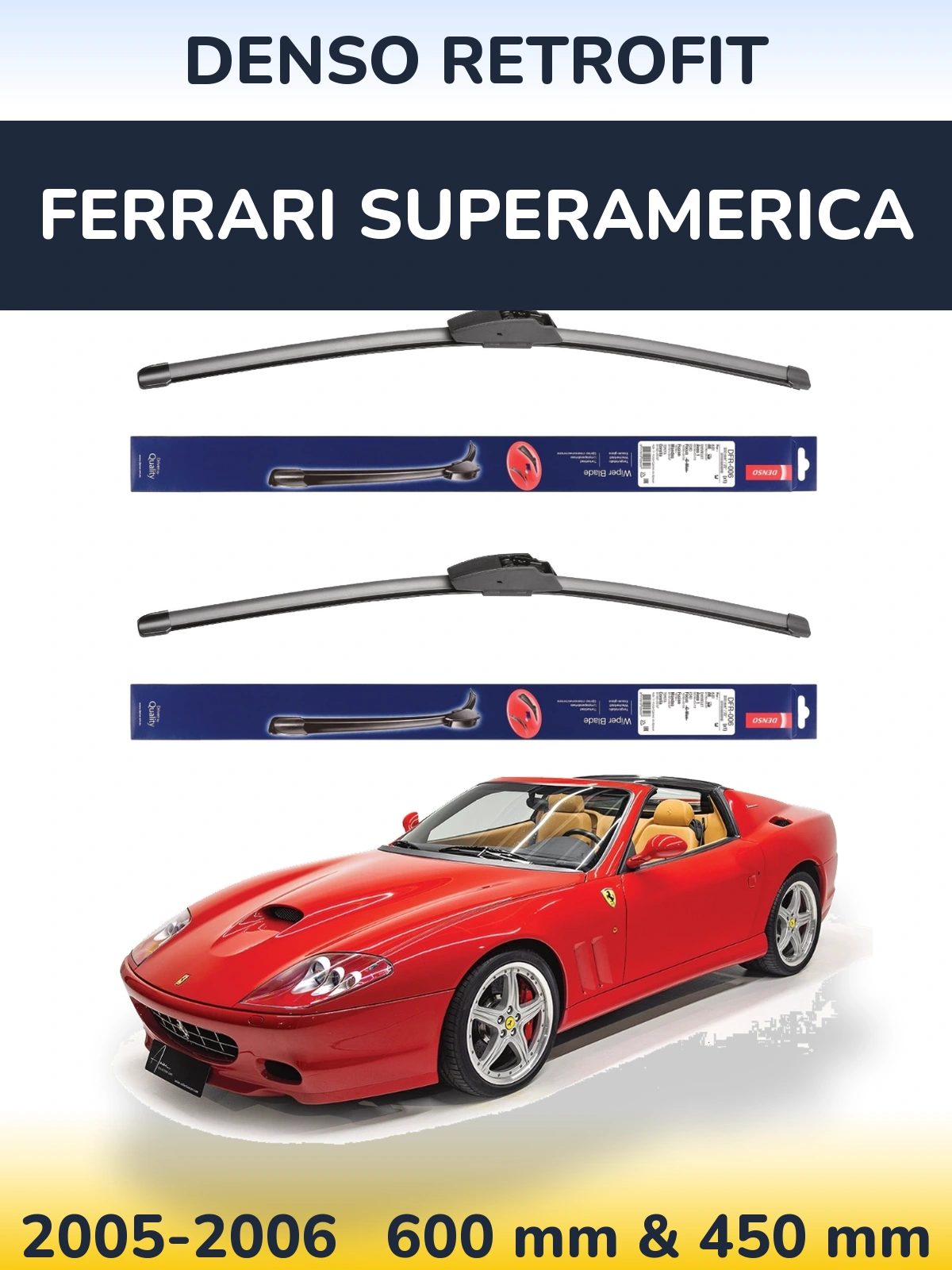 Torkarblad Denso Retrofit för Ferrari Superamerica