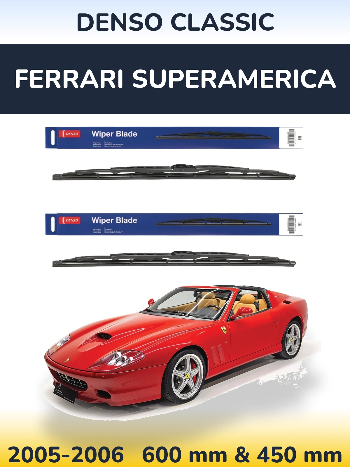 Torkarblad Denso Classic för Ferrari Superamerica