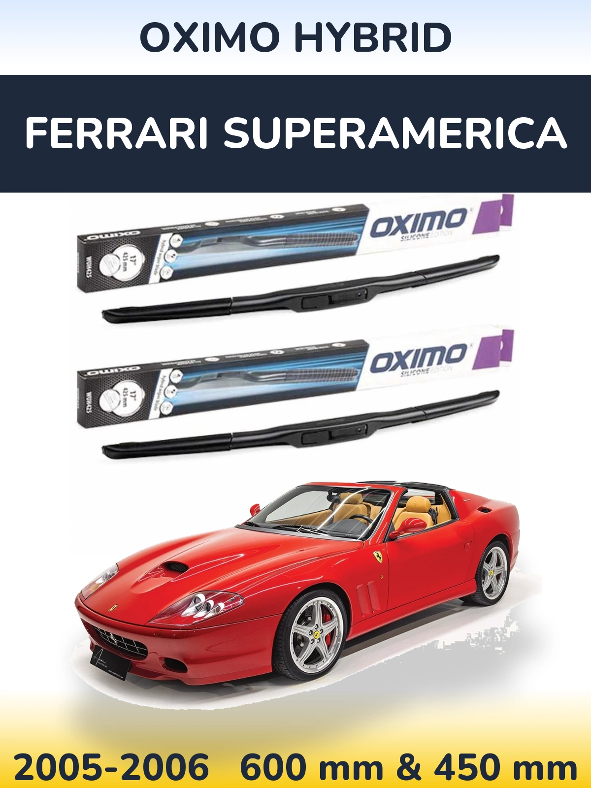 Torkarblad Oximo Hybrid för Ferrari Superamerica