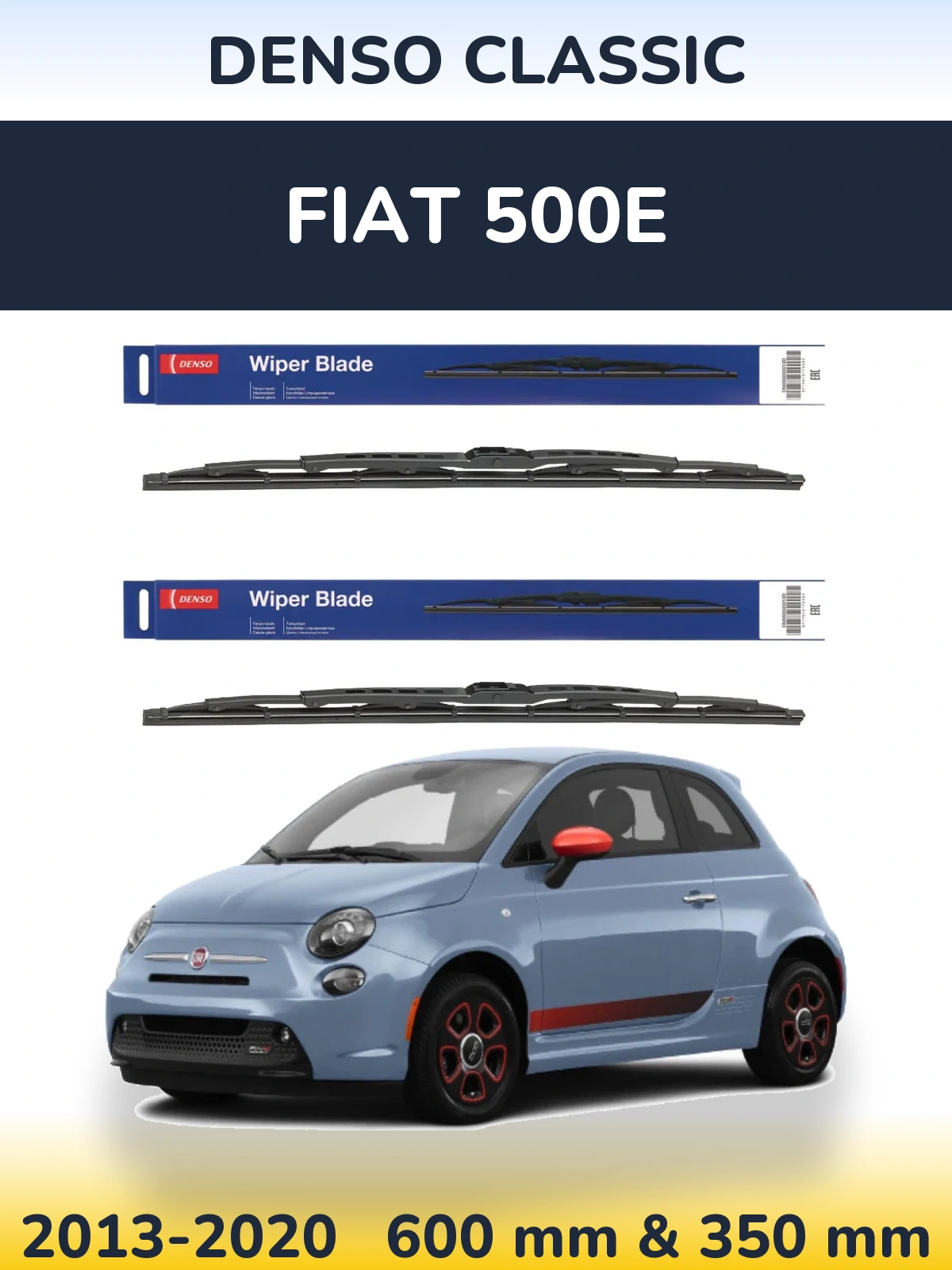 Torkarblad Denso Classic för Fiat 500e