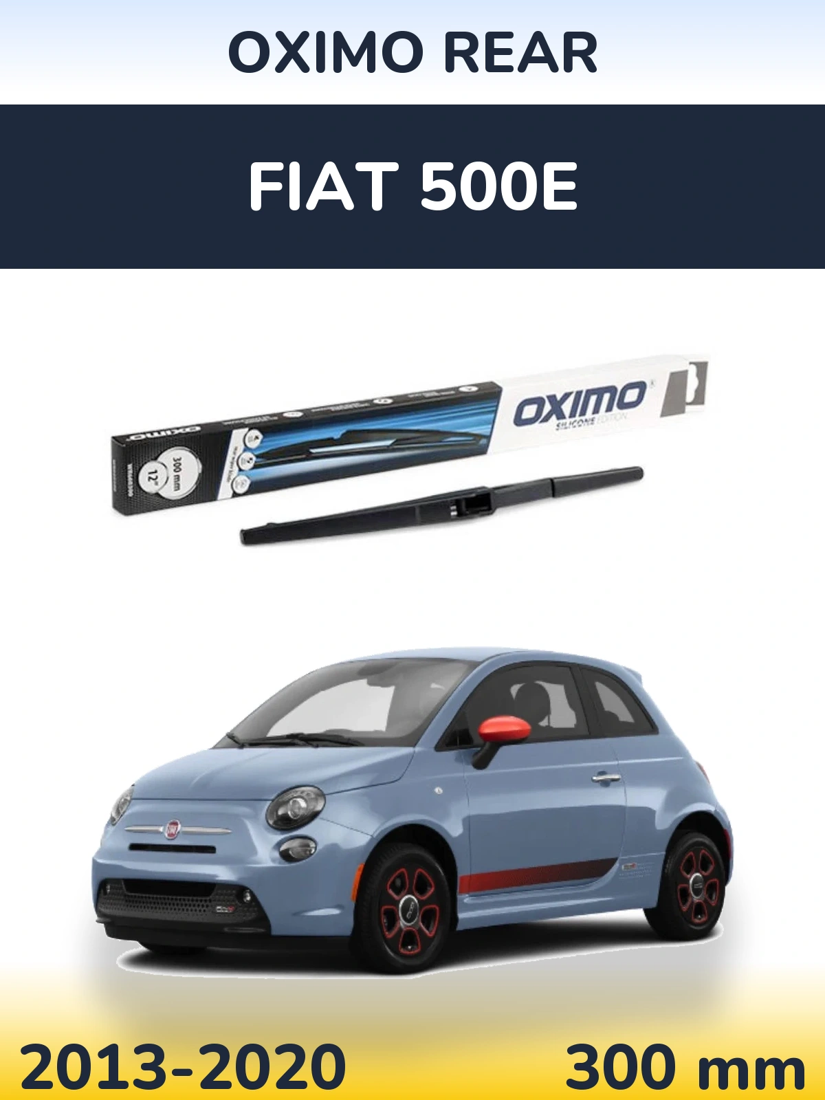 Torkarblad Oximo Rear för Fiat 500e