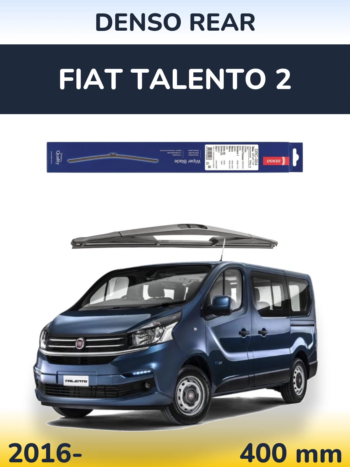 Torkarblad Denso Rear för Fiat Talento 2