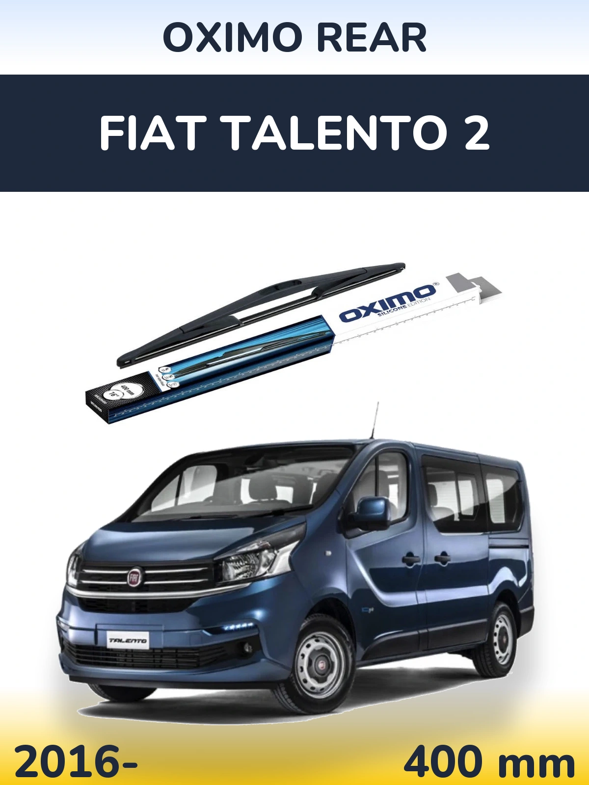 Torkarblad Oximo Rear för Fiat Talento 2
