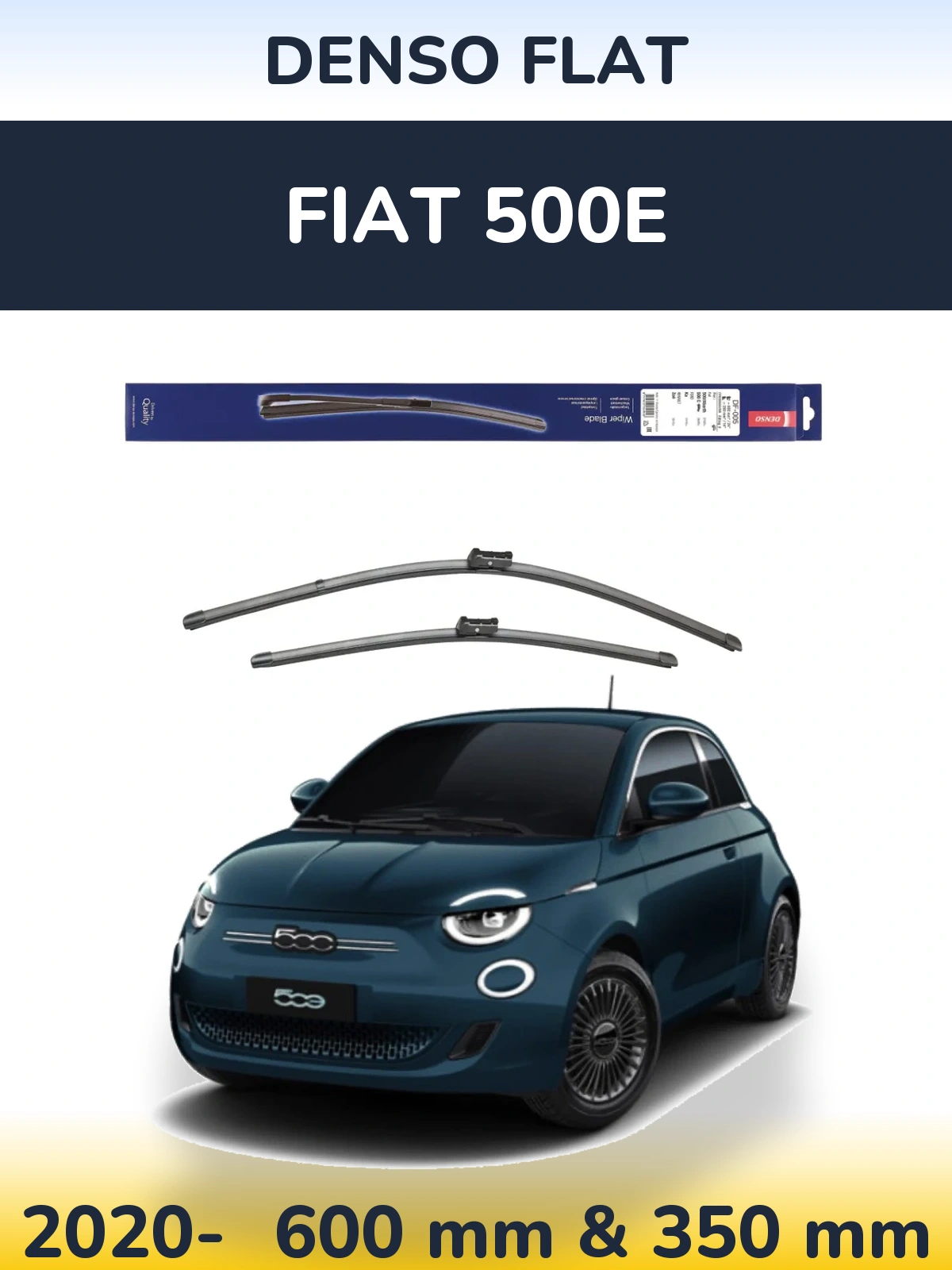 Torkarblad Denso Flat för Fiat 500e