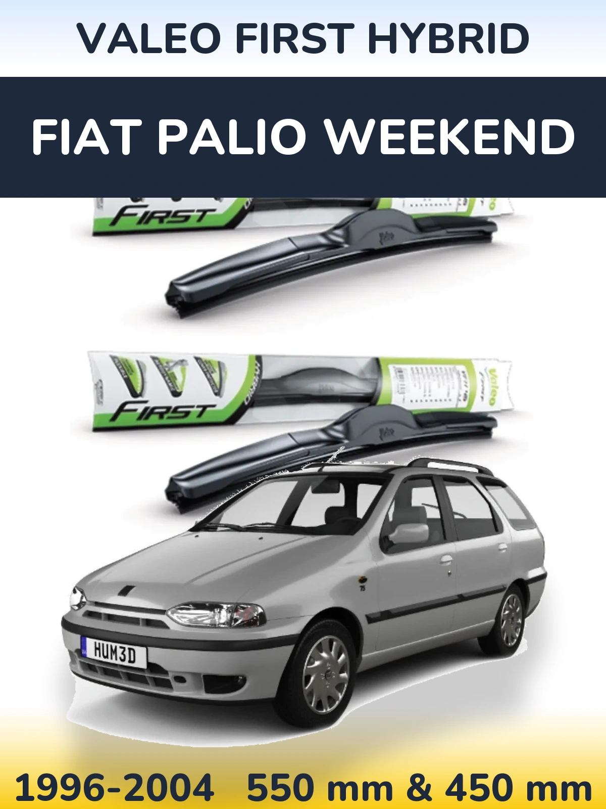 Torkarblad Valeo First Hybrid för Fiat Palio Weekend