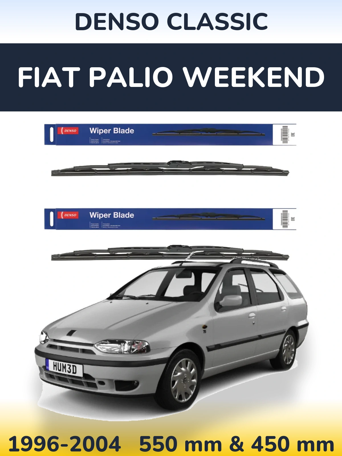 Torkarblad Denso Classic för Fiat Palio Weekend