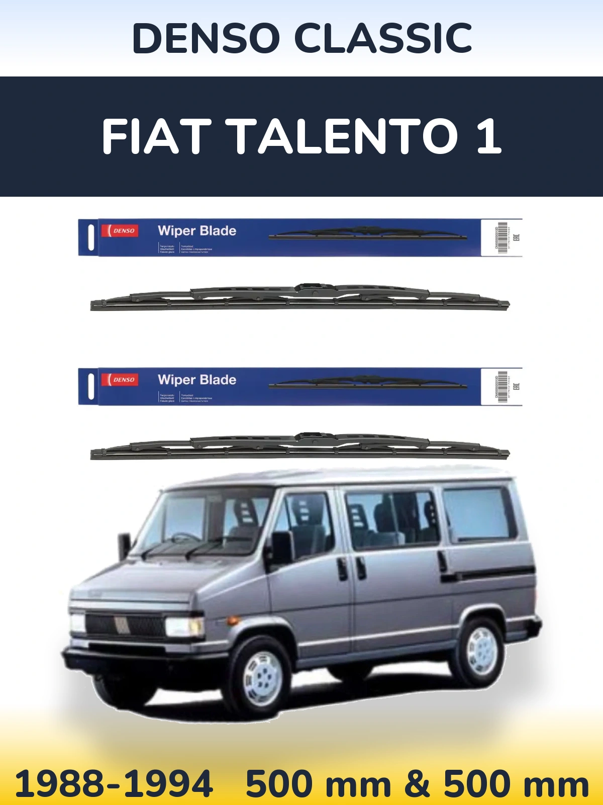 Torkarblad Denso Classic för Fiat Talento 1