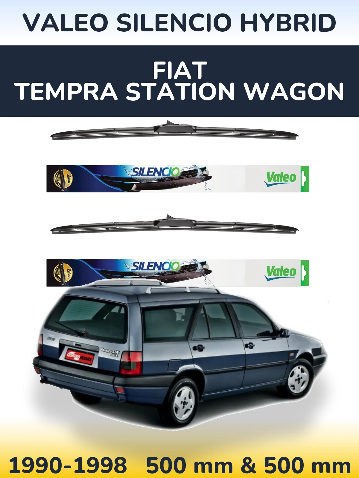 Torkarblad Valeo Silencio Hybrid för Fiat Tempra Station Wagon
