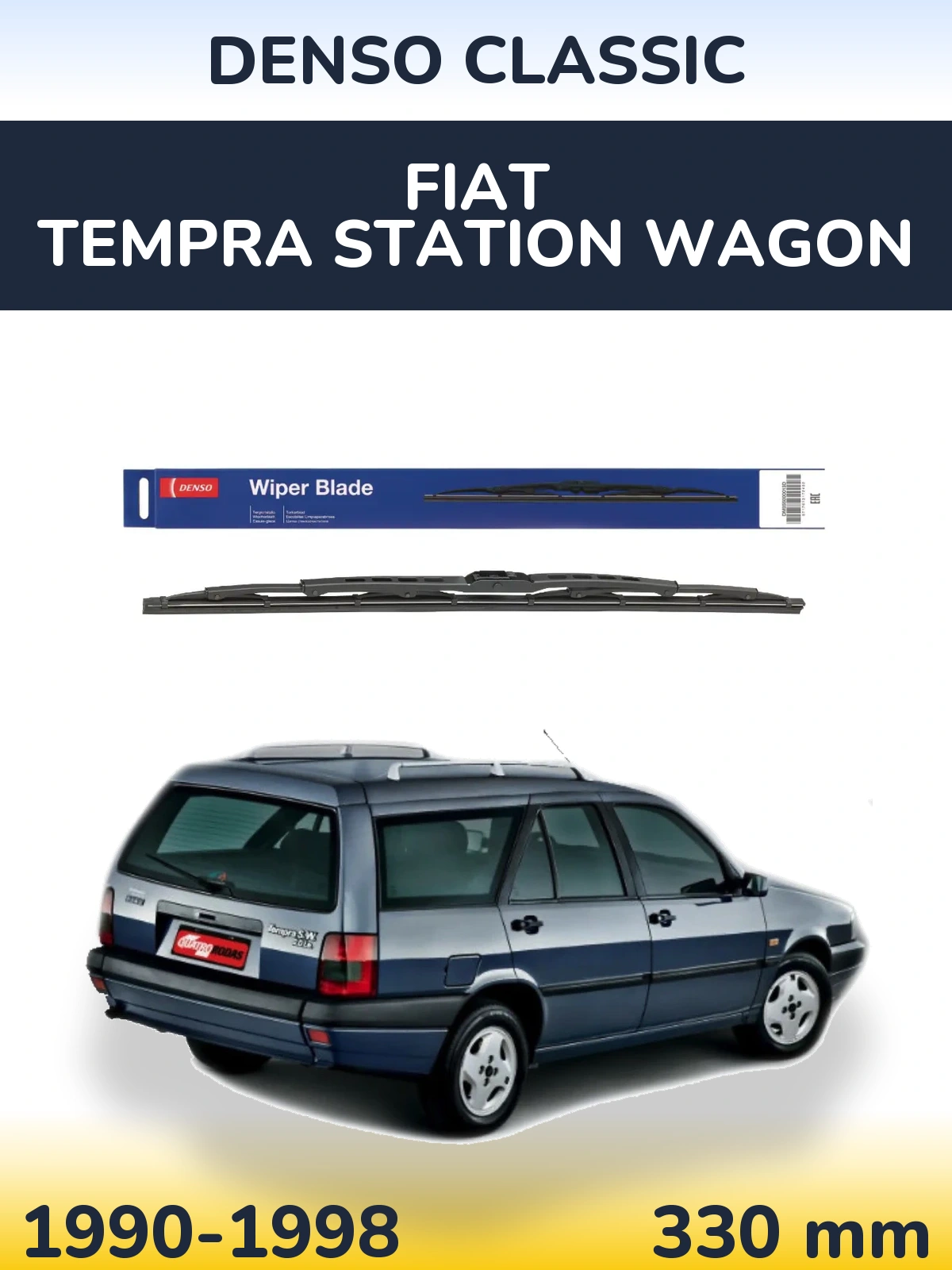 Torkarblad Denso Classic för Fiat Tempra Station Wagon