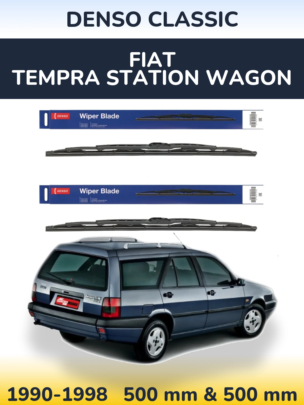 Torkarblad Denso Classic för Fiat Tempra Station Wagon