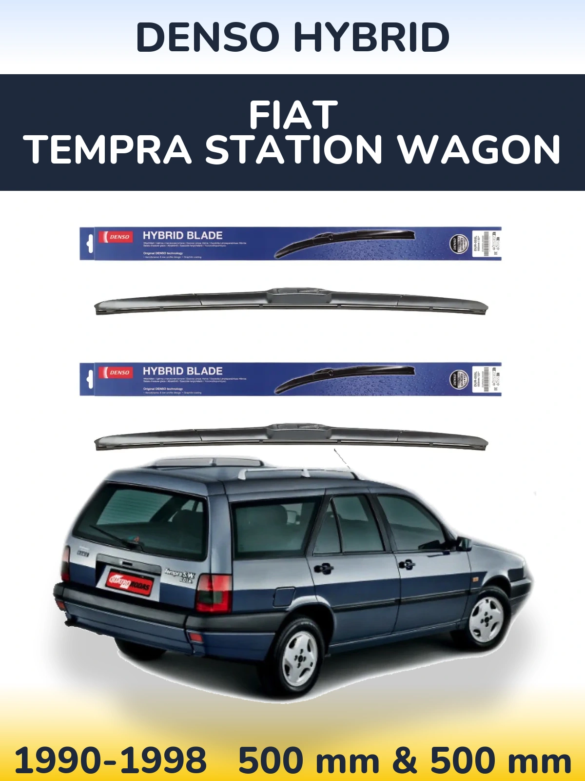 Torkarblad Denso Hybrid för Fiat Tempra Station Wagon