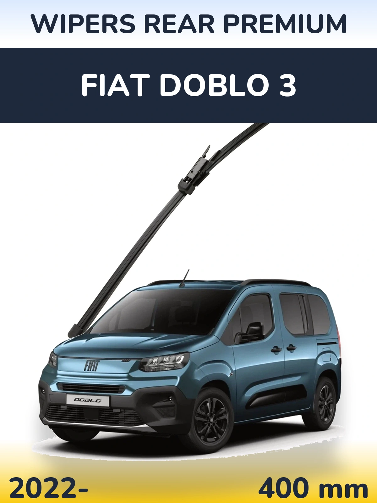 Torkarblad WIPERS REAR PREMIUM för Fiat Doblo 3