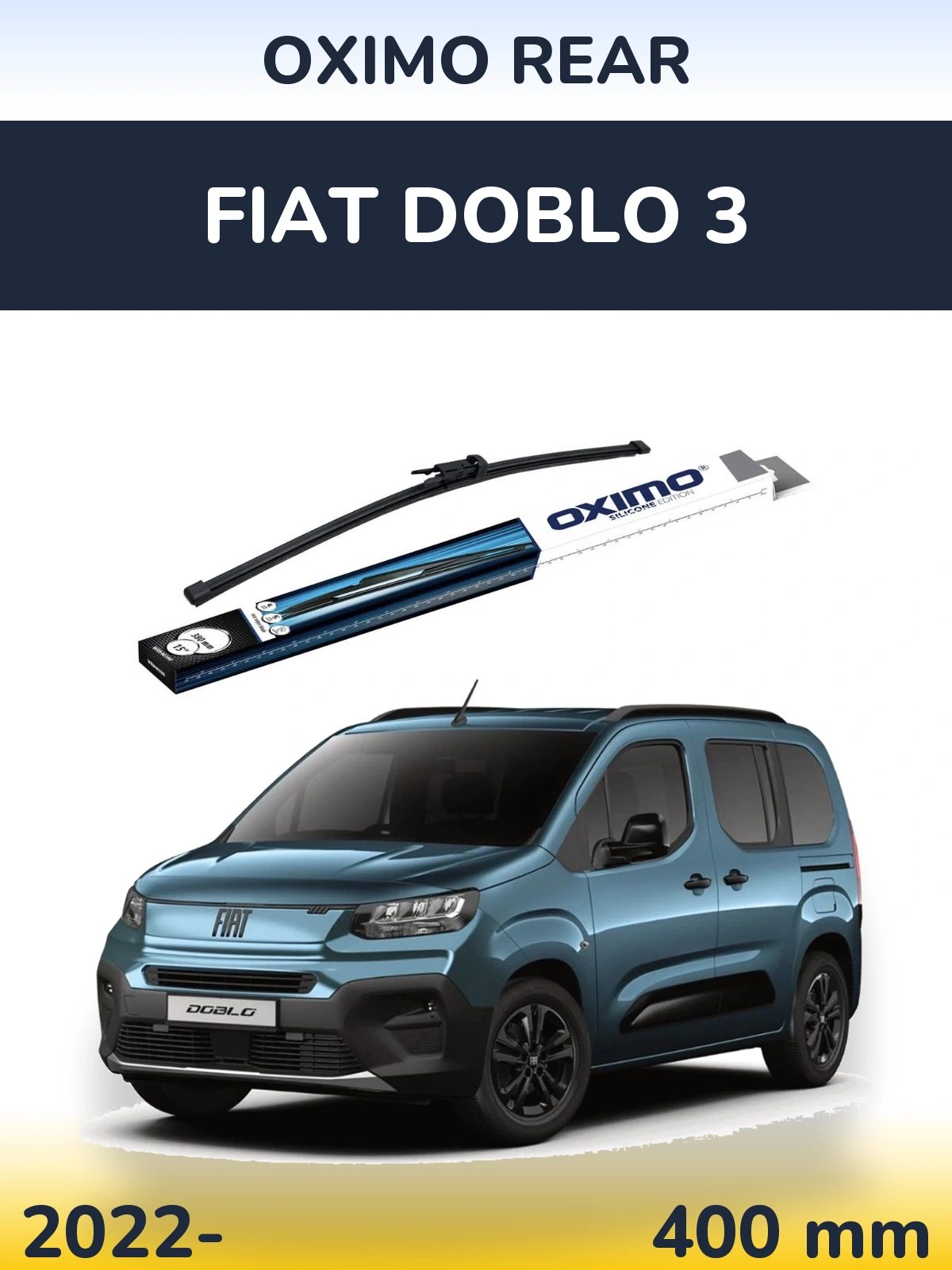 Torkarblad Oximo Rear för Fiat Doblo 3