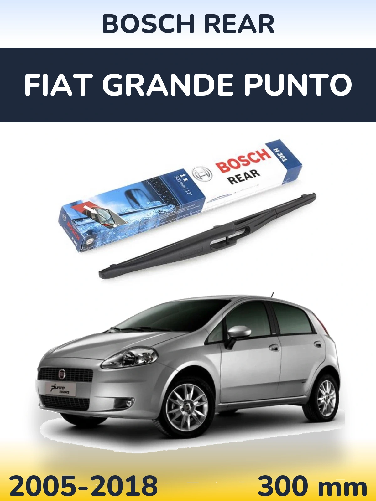 Torkarblad BOSCH Rear för Fiat Grande Punto