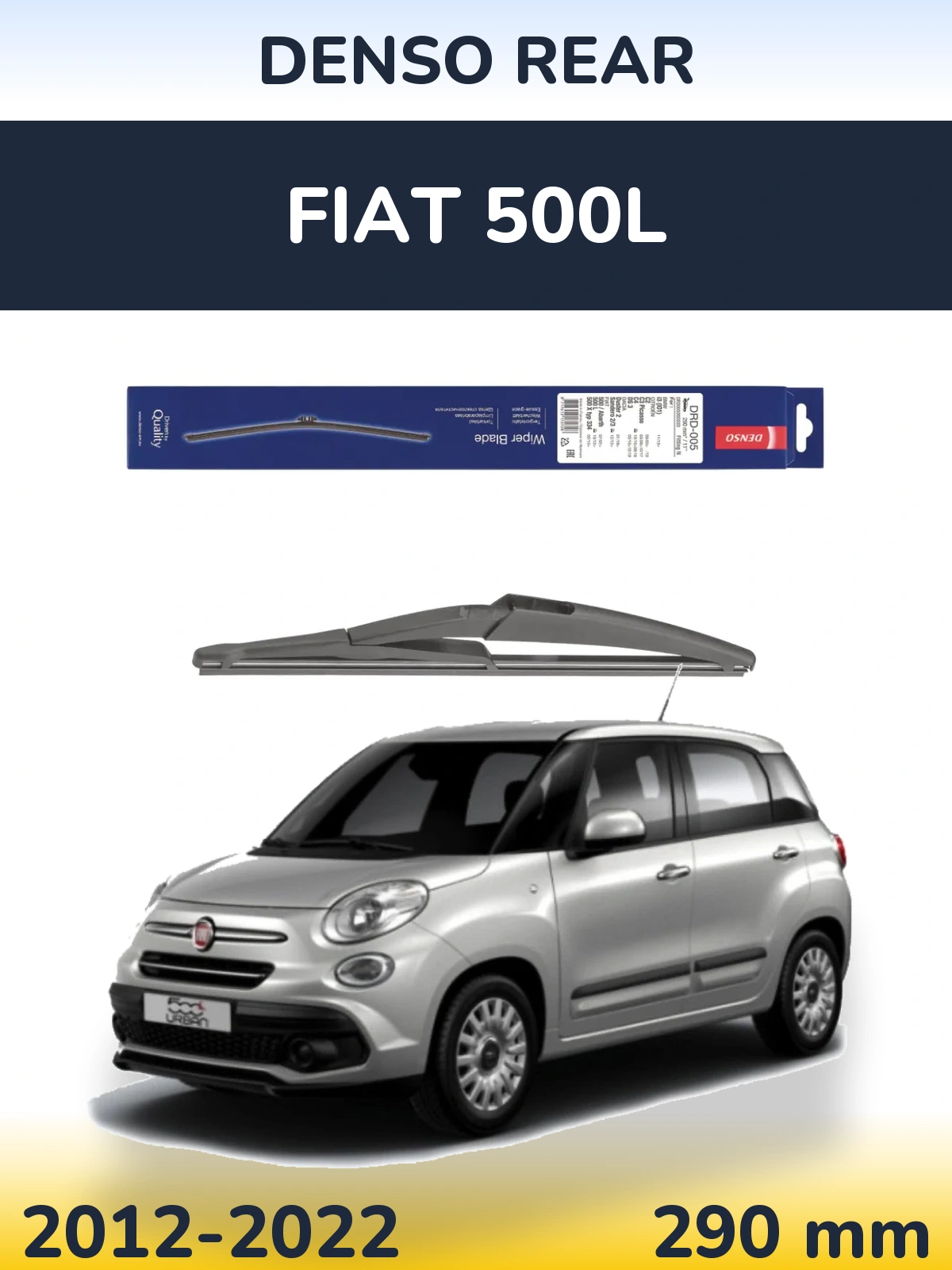 Torkarblad Denso Rear för Fiat 500L
