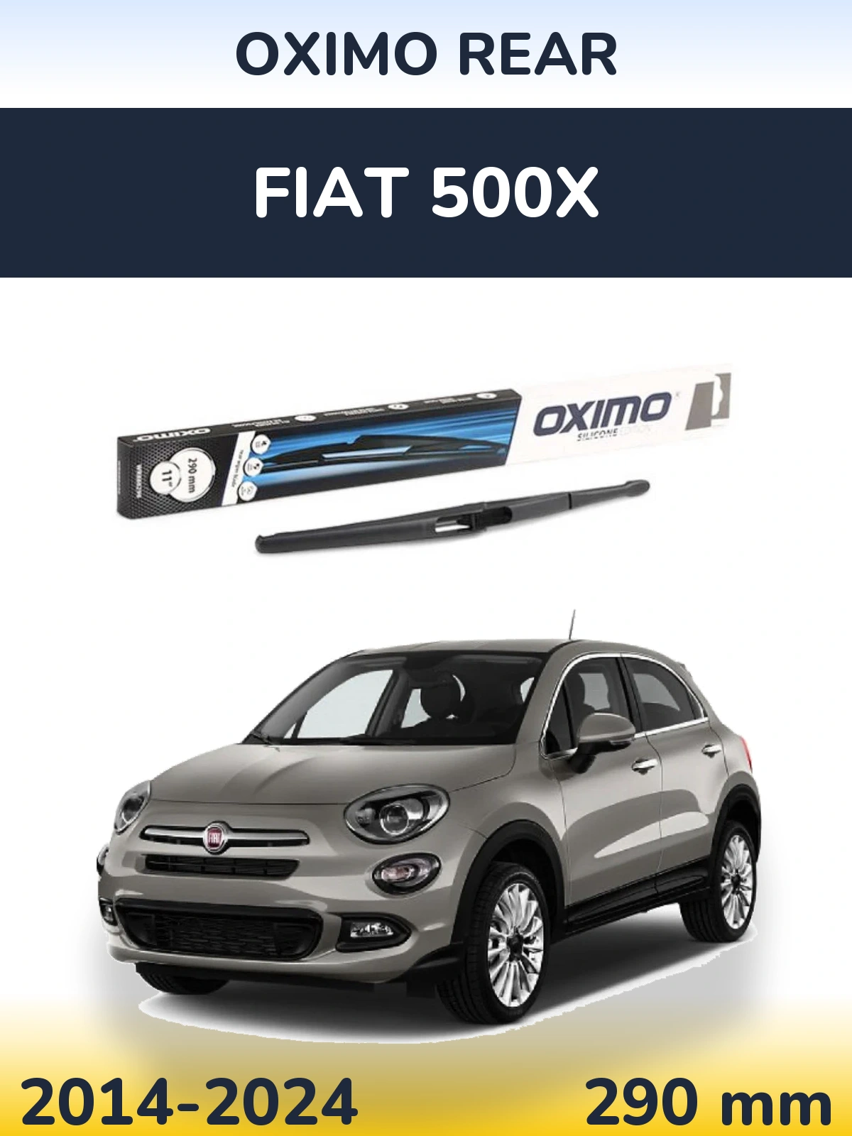 Torkarblad Oximo Rear för Fiat 500X