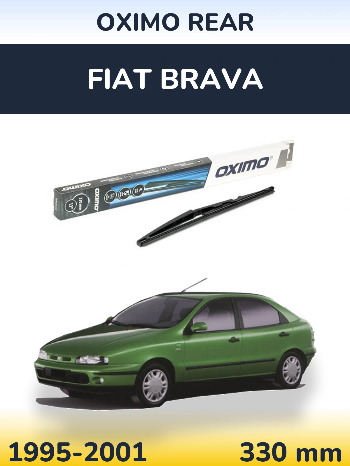 Torkarblad Oximo Rear för Fiat Brava