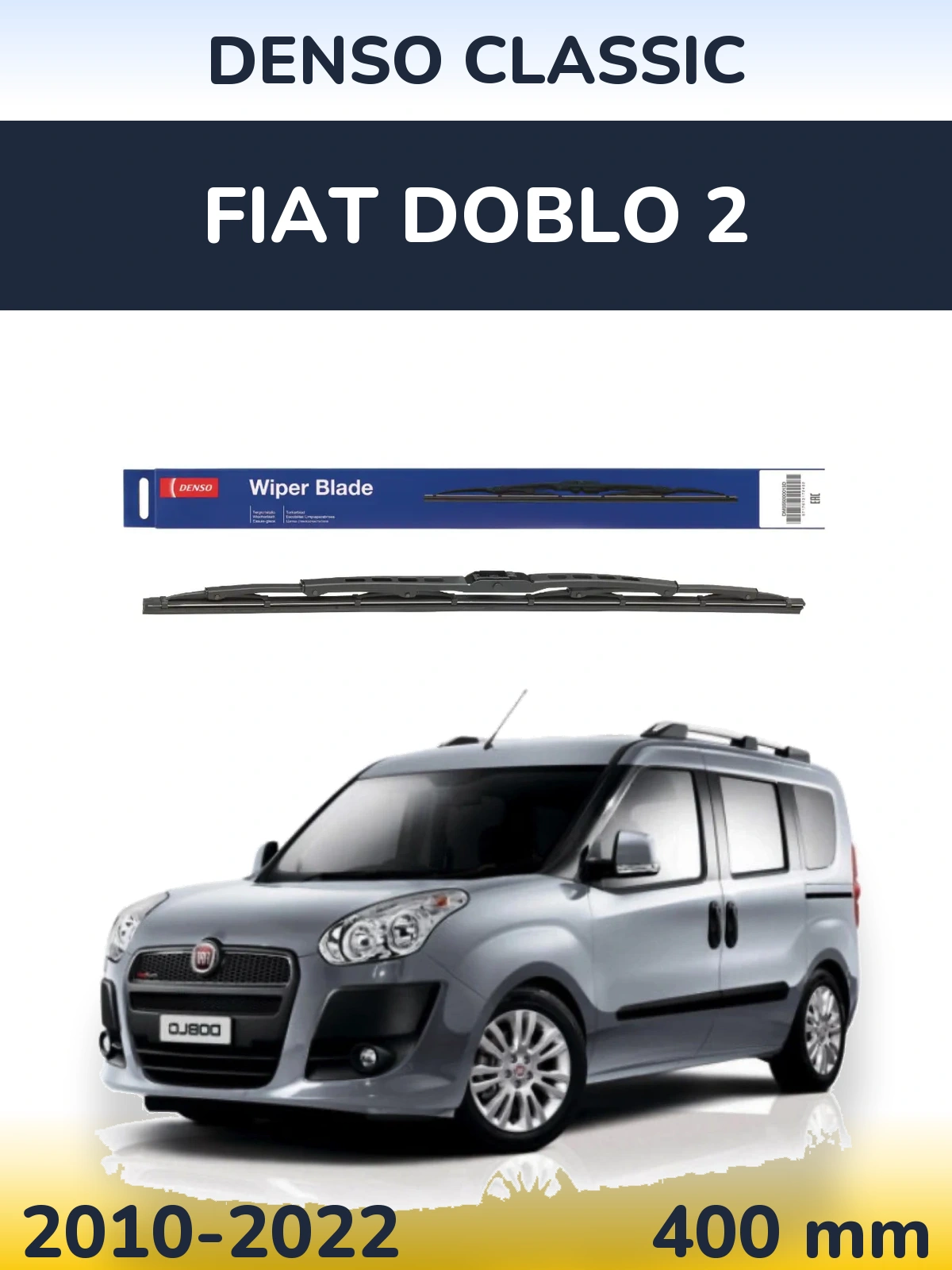 Torkarblad Denso Classic för Fiat Doblo 2