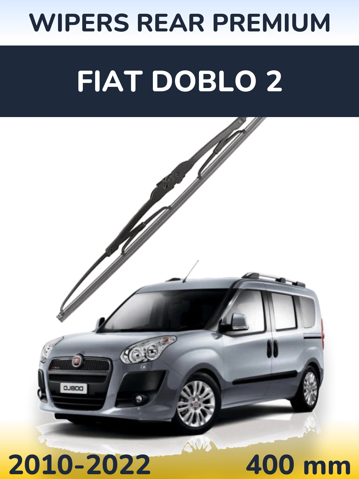 Torkarblad WIPERS REAR PREMIUM för Fiat Doblo 2