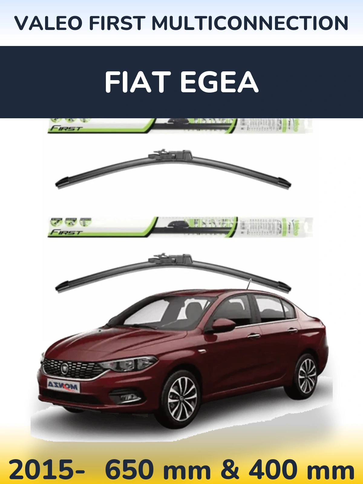 Torkarblad Valeo First MultiConnection för Fiat Egea