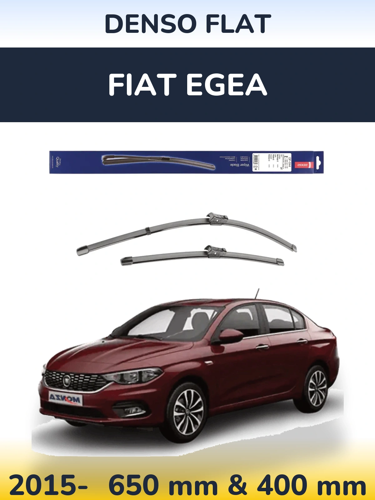 Torkarblad Denso Flat för Fiat Egea