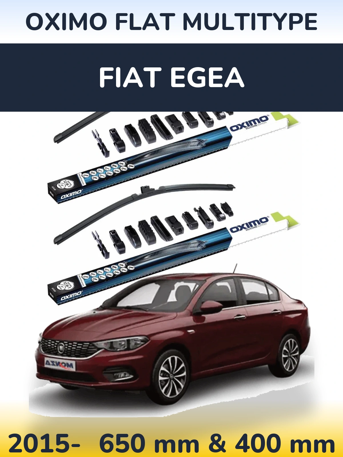 Torkarblad Oximo Flat MultiType för Fiat Egea