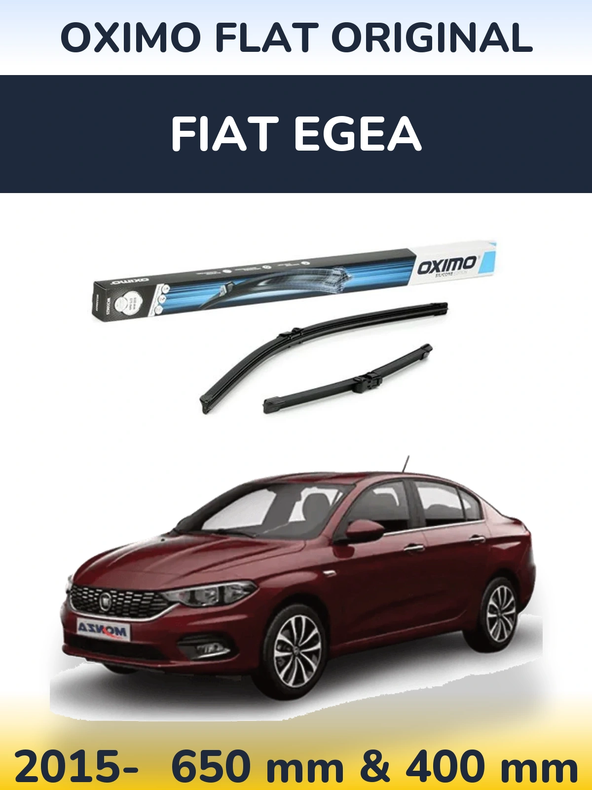Torkarblad Oximo Flat Original för Fiat Egea
