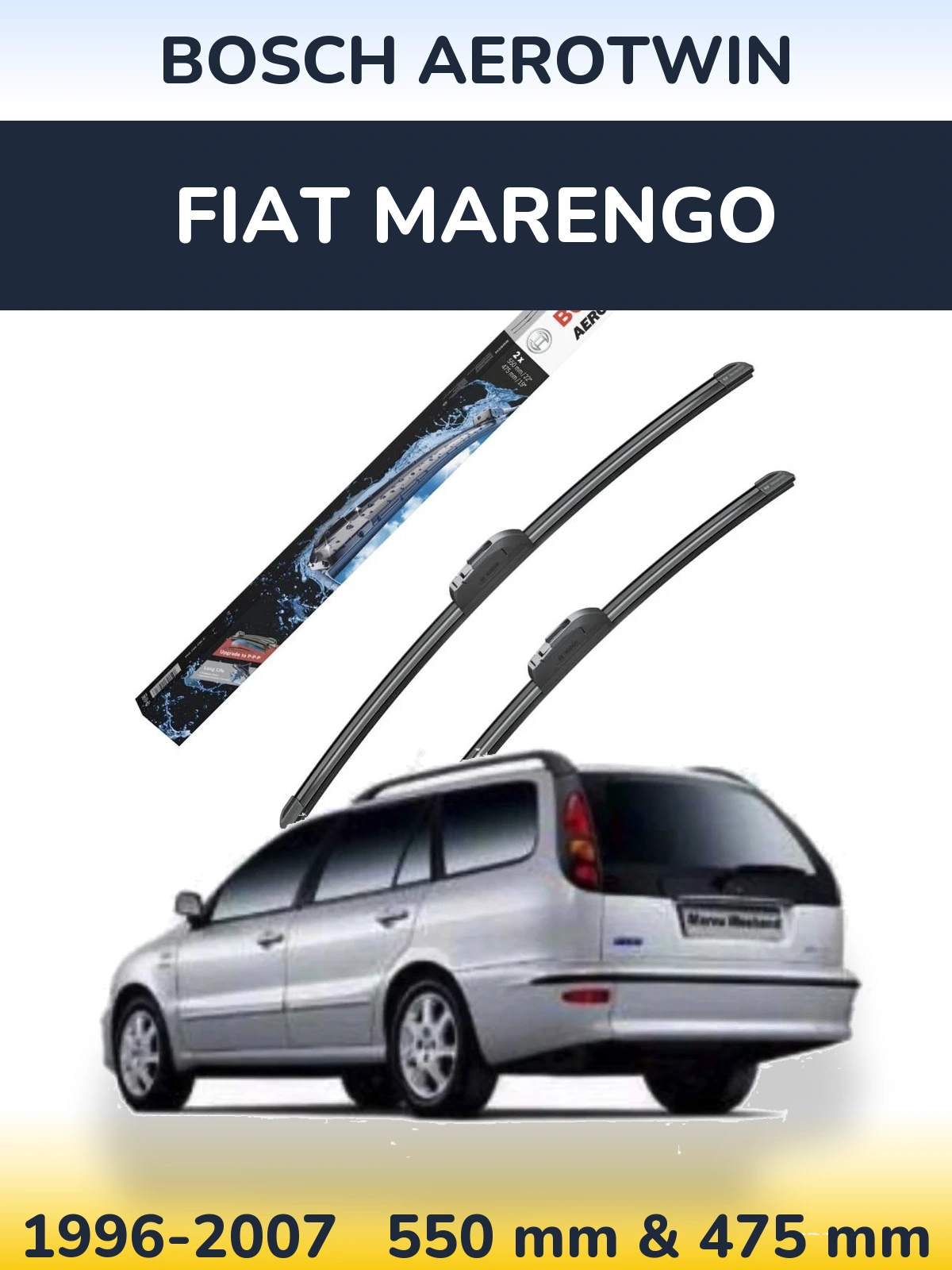Torkarblad BOSCH AeroTwin för Fiat Marengo