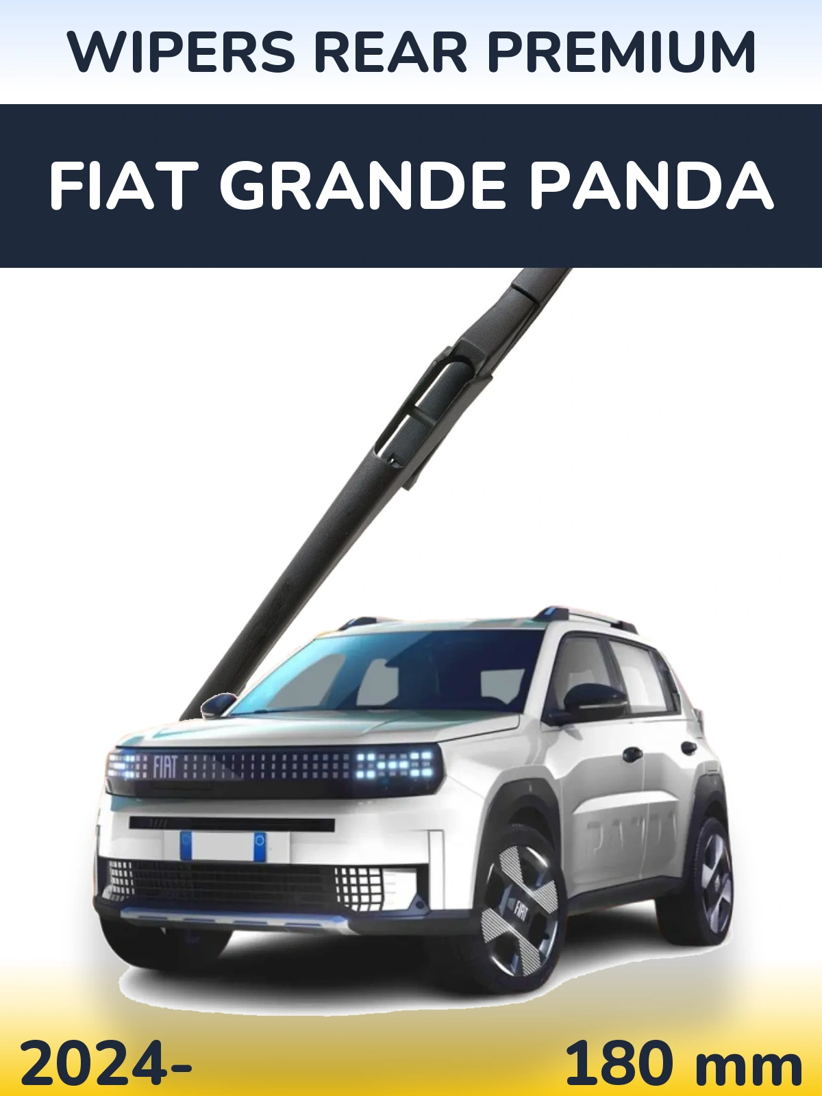 Задний дворник WIPERS REAR PREMIUM 180 мм для Fiat Grande Panda 2024-2026