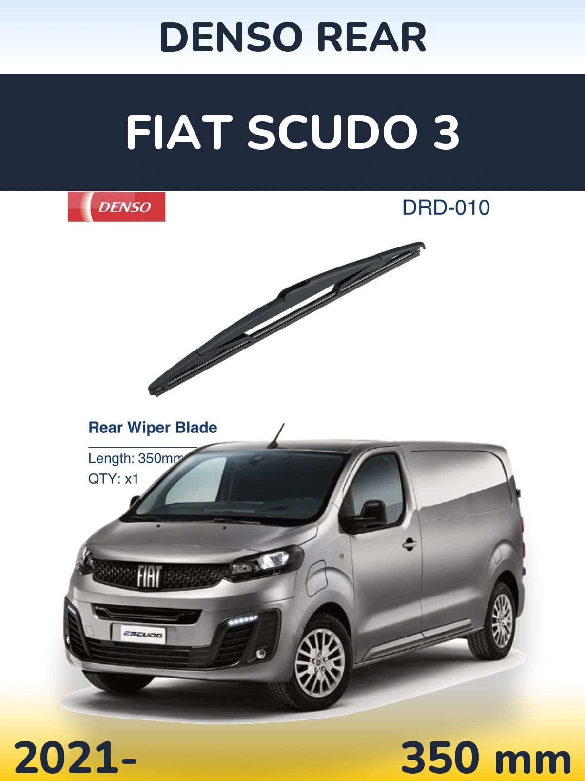 Torkarblad Denso Rear för Fiat Scudo 3