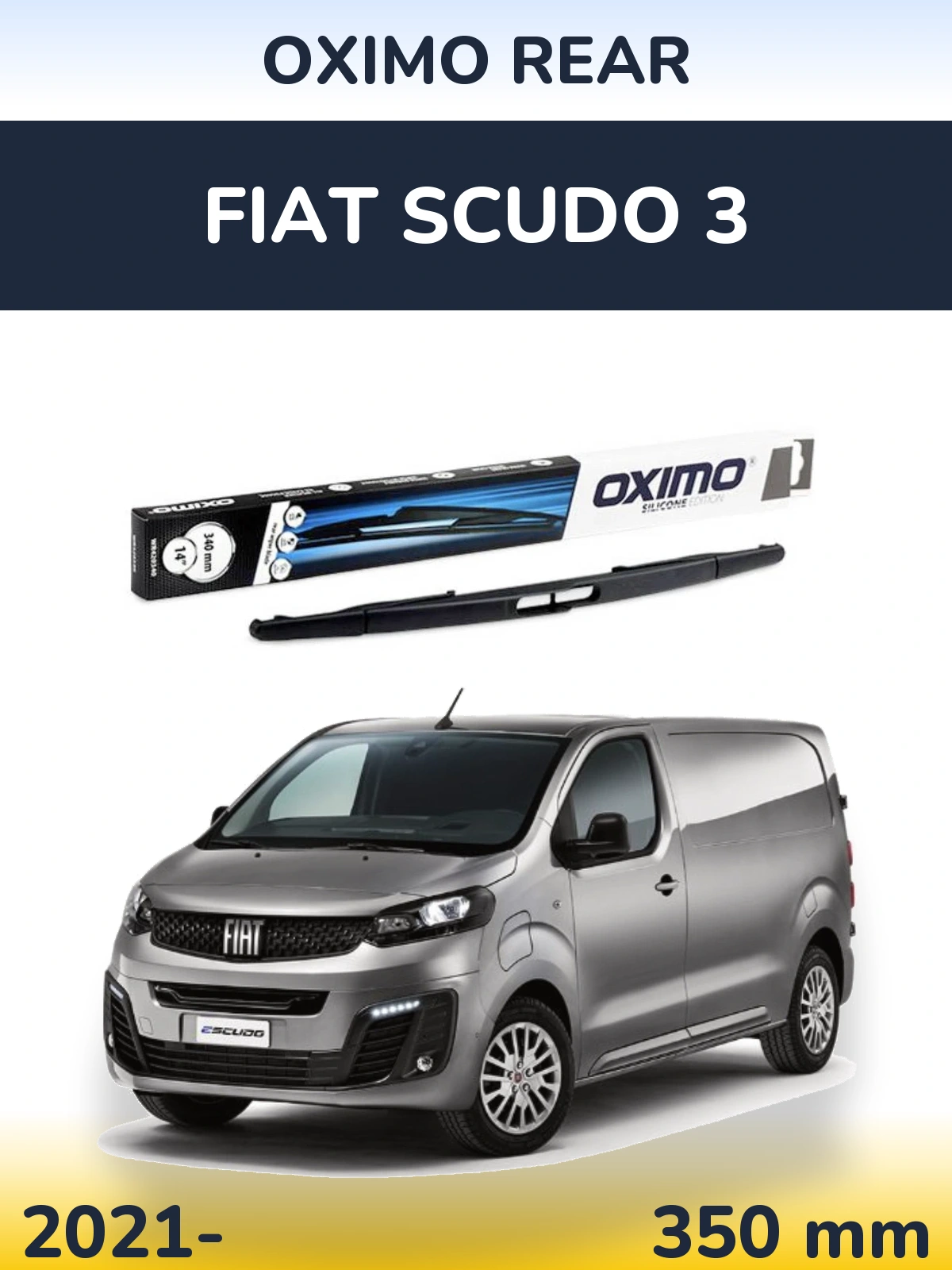 Torkarblad Oximo Rear för Fiat Scudo 3