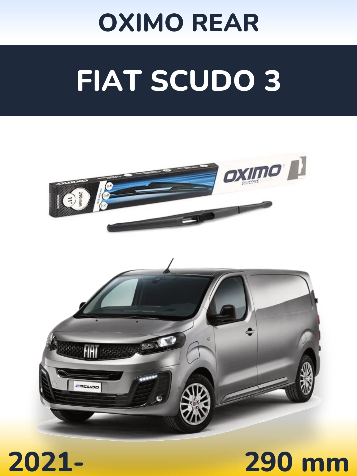 Torkarblad Oximo Rear för Fiat Scudo 3