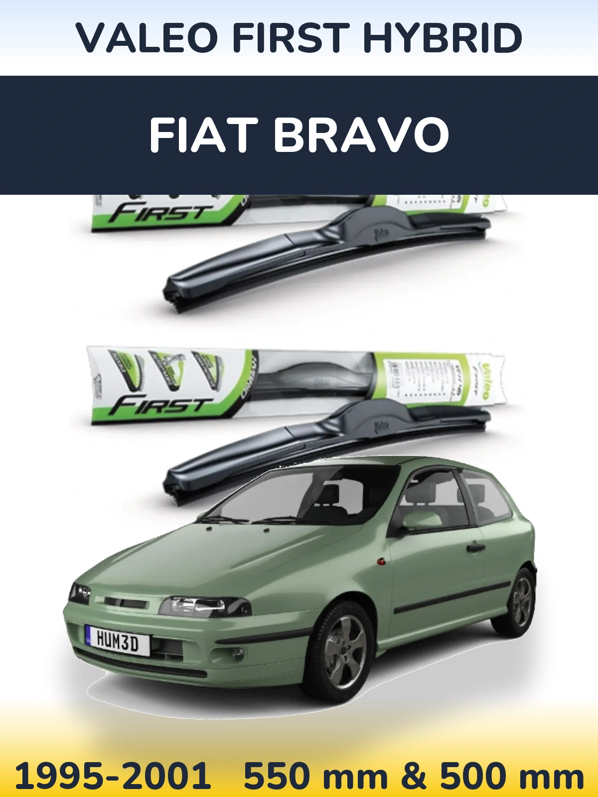 Torkarblad Valeo First Hybrid för Fiat Bravo