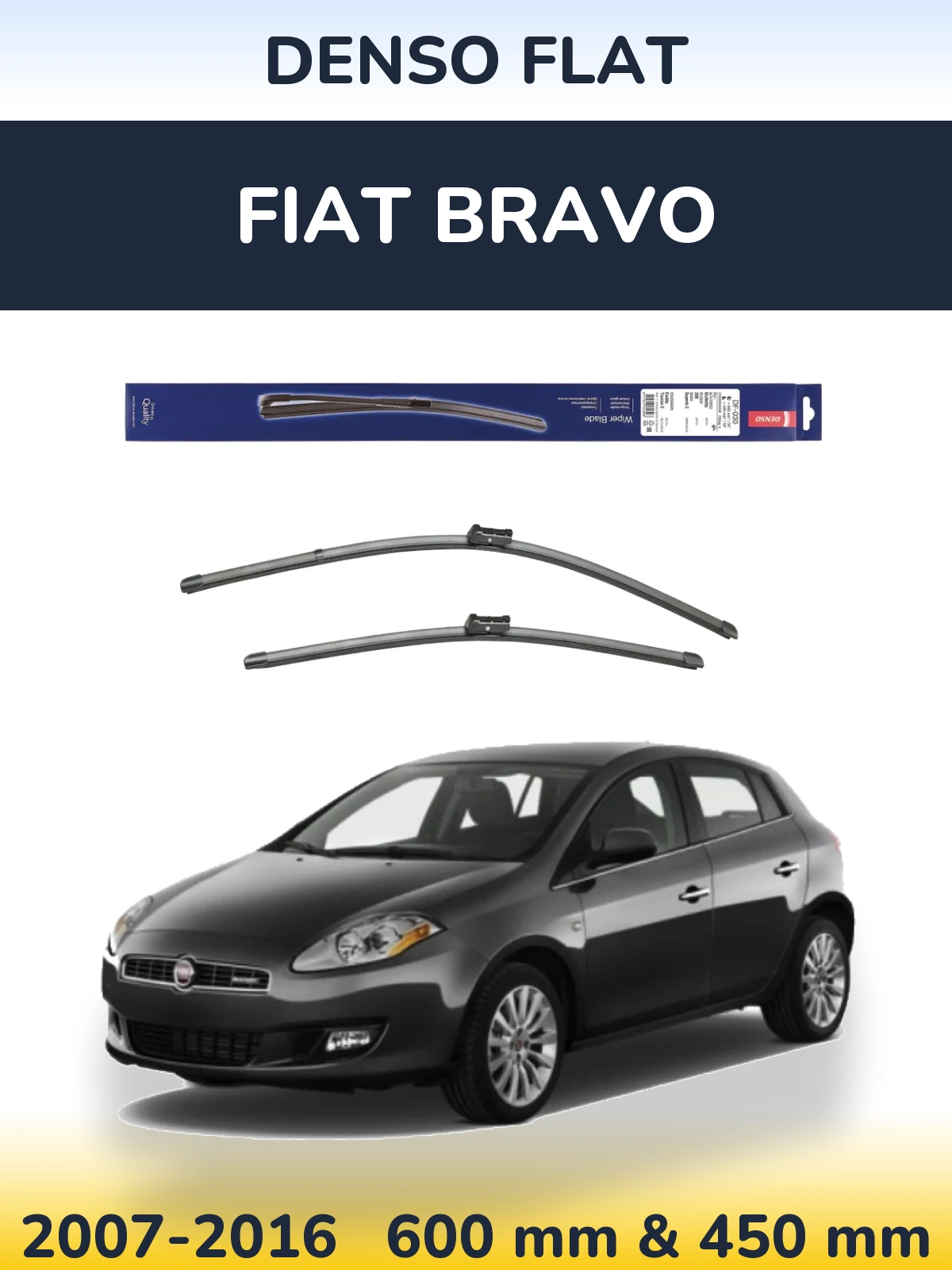 Torkarblad Denso Flat för Fiat Bravo