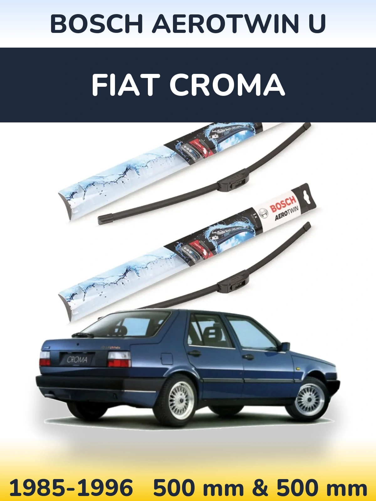 Torkarblad BOSCH AeroTwin U för Fiat Croma