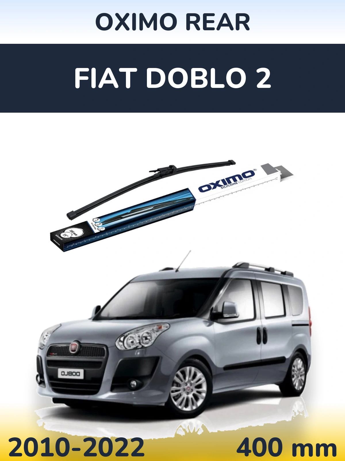 Torkarblad Oximo Rear för Fiat Doblo 2
