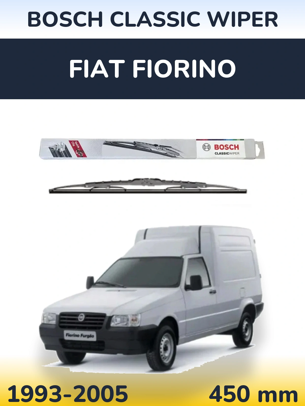 Torkarblad BOSCH Classic Wiper för Fiat Fiorino