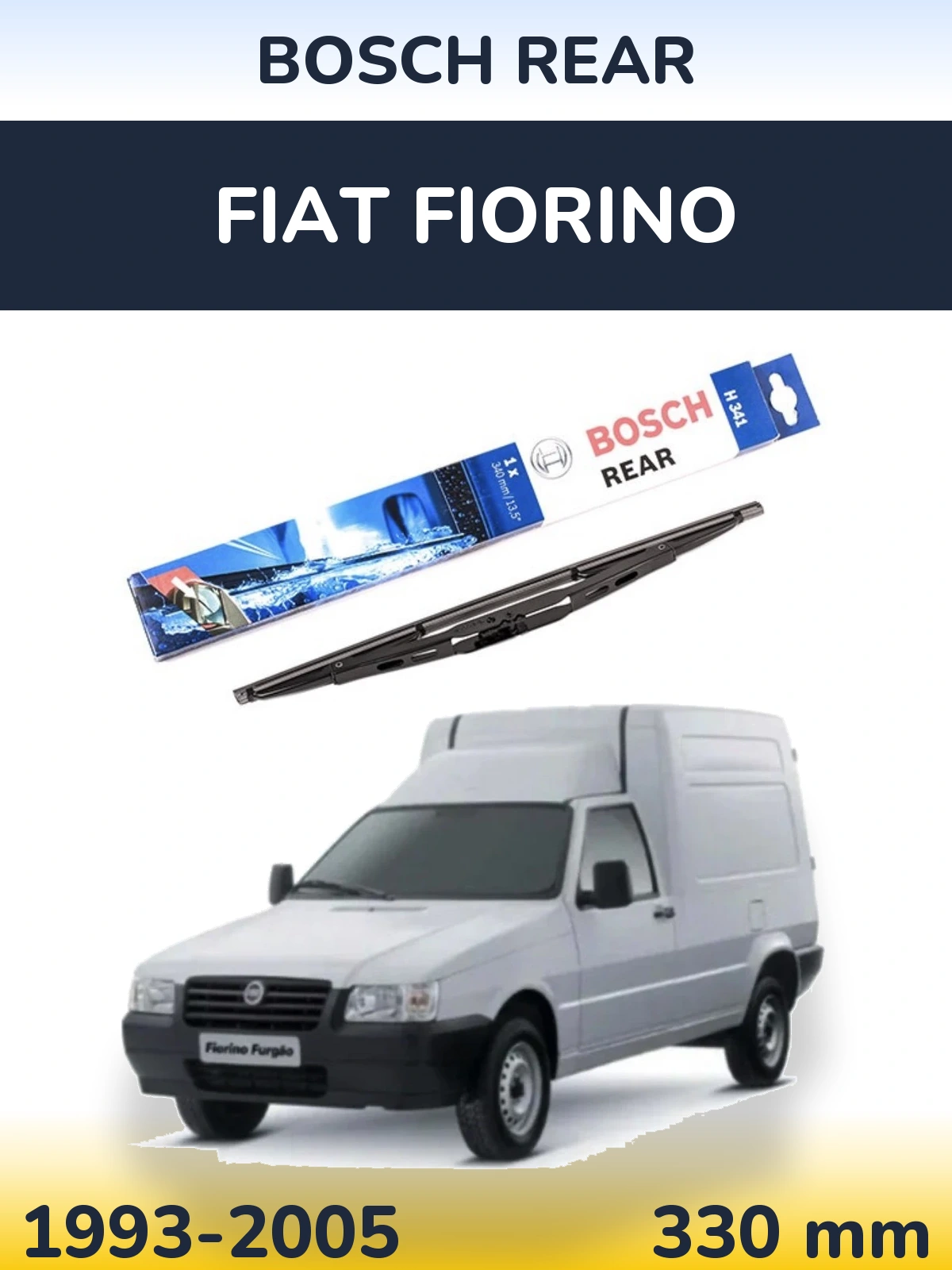Torkarblad BOSCH Rear för Fiat Fiorino