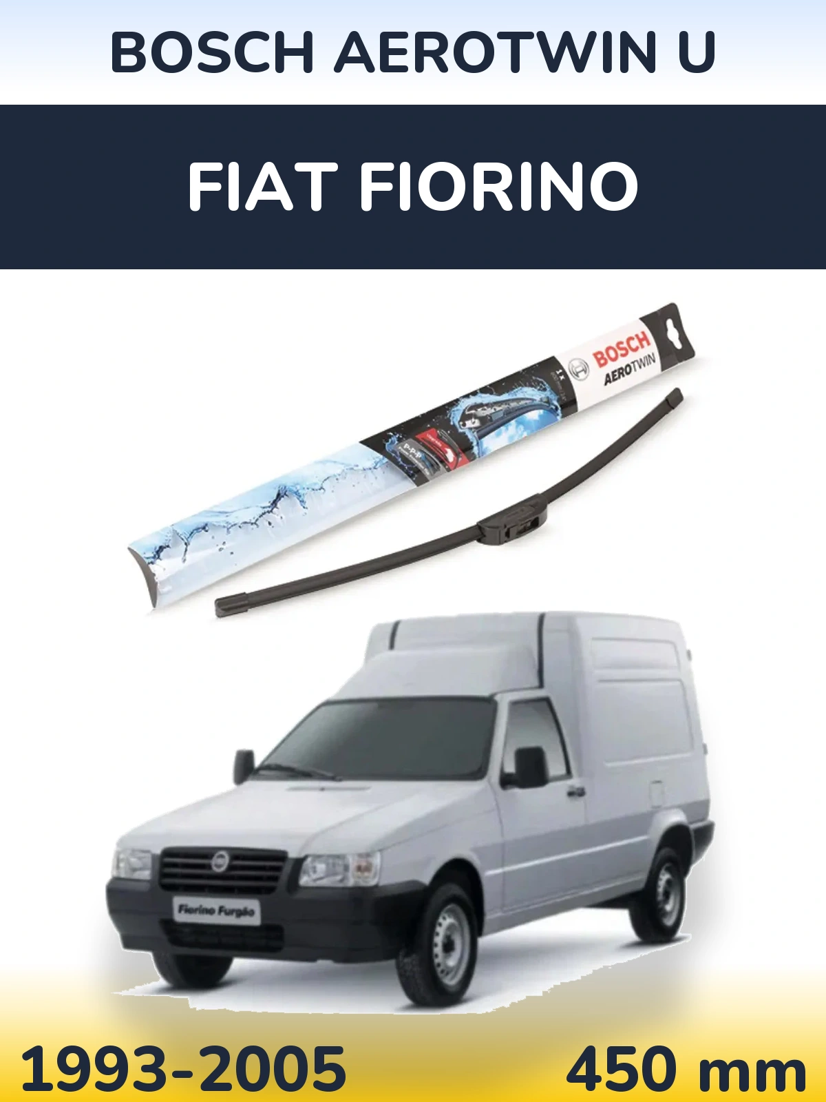 Torkarblad BOSCH AeroTwin U för Fiat Fiorino