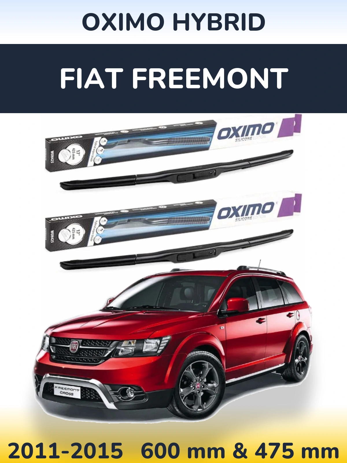 Torkarblad Oximo Hybrid för Fiat Freemont