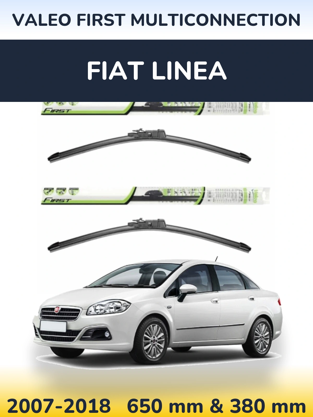 Torkarblad Valeo First MultiConnection för Fiat Linea