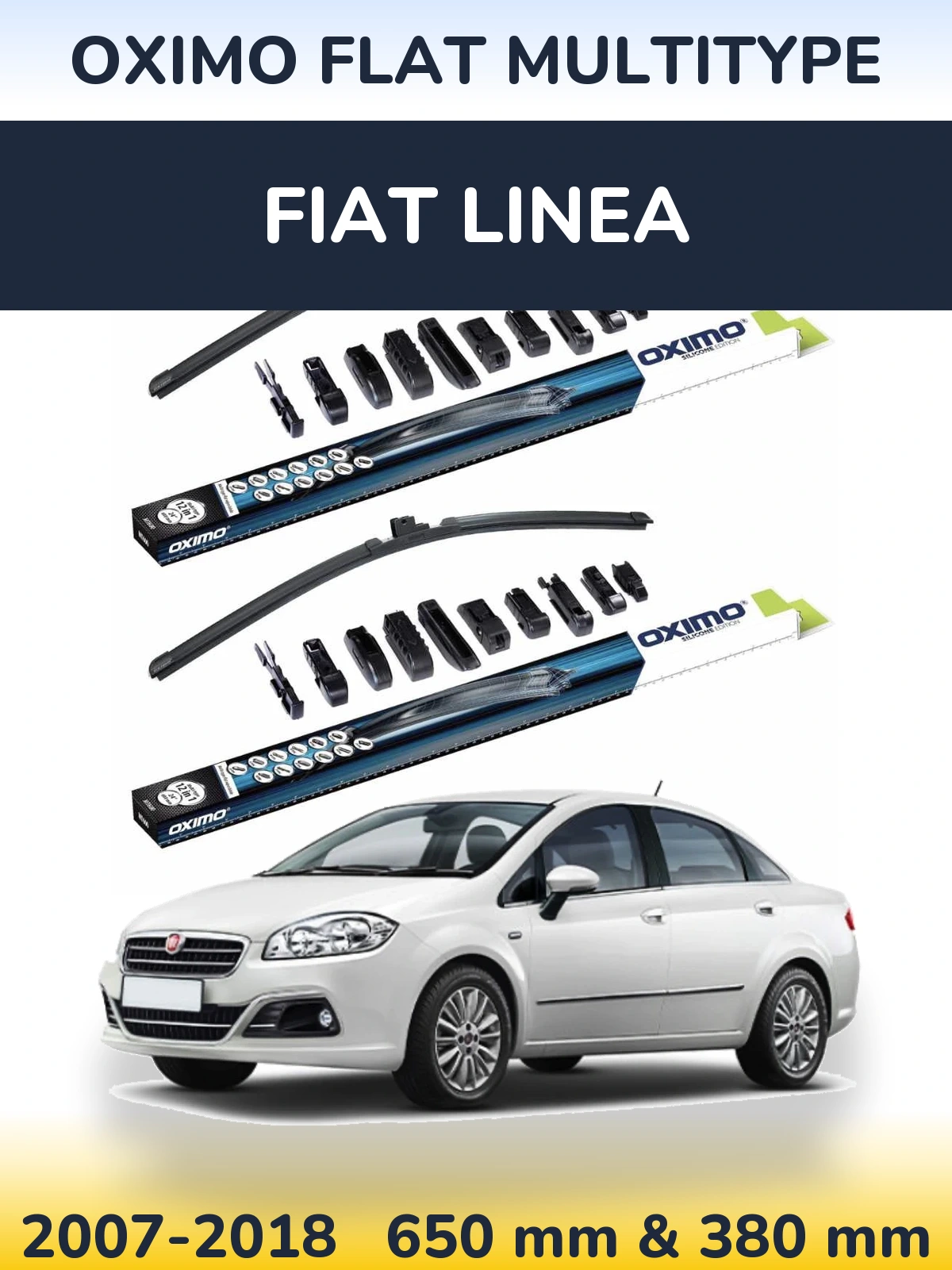 Torkarblad Oximo Flat MultiType för Fiat Linea