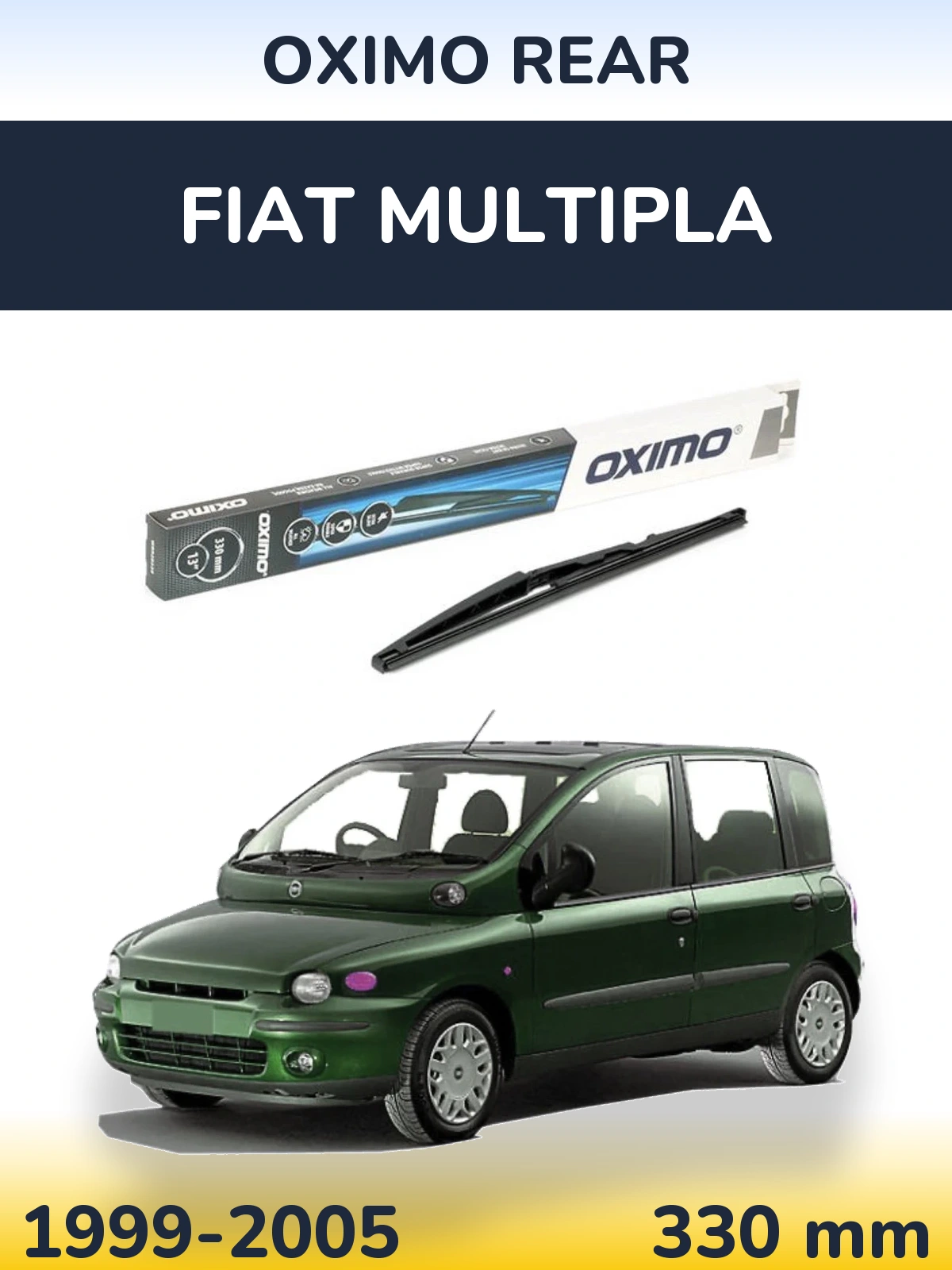Torkarblad Oximo Rear för Fiat Multipla