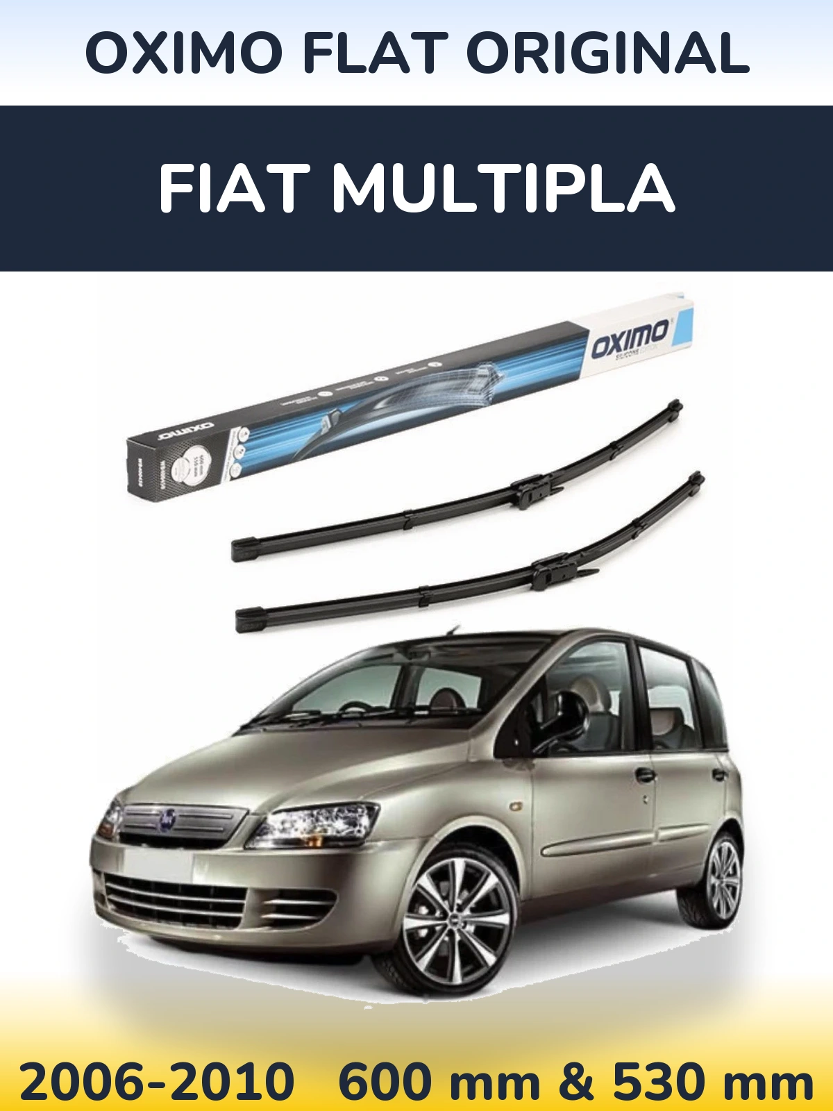 Torkarblad Oximo Flat Original för Fiat Multipla
