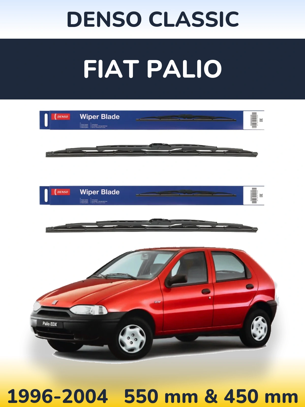 Torkarblad Denso Classic för Fiat Palio