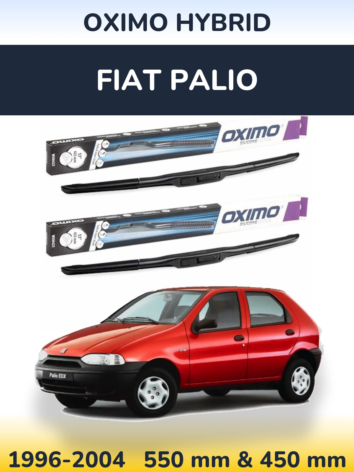 Torkarblad Oximo Hybrid för Fiat Palio