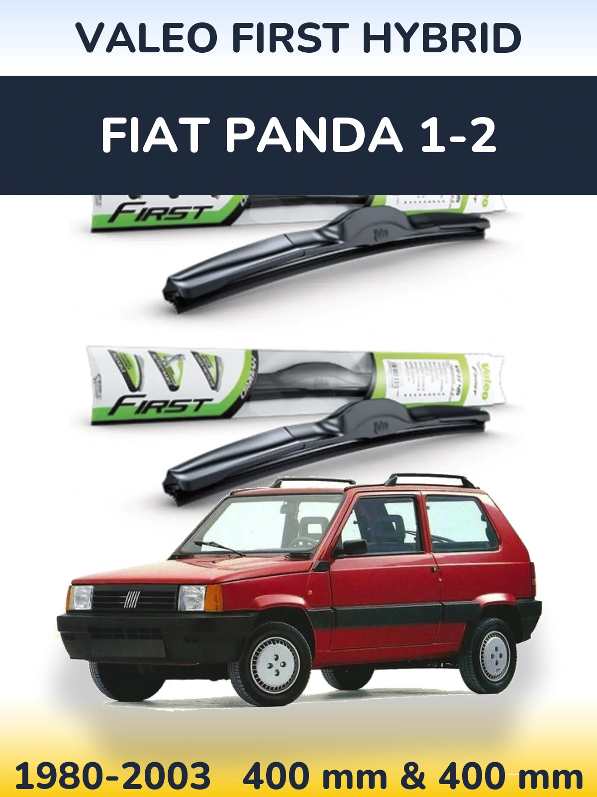 Torkarblad Valeo First Hybrid för Fiat Panda 1-2