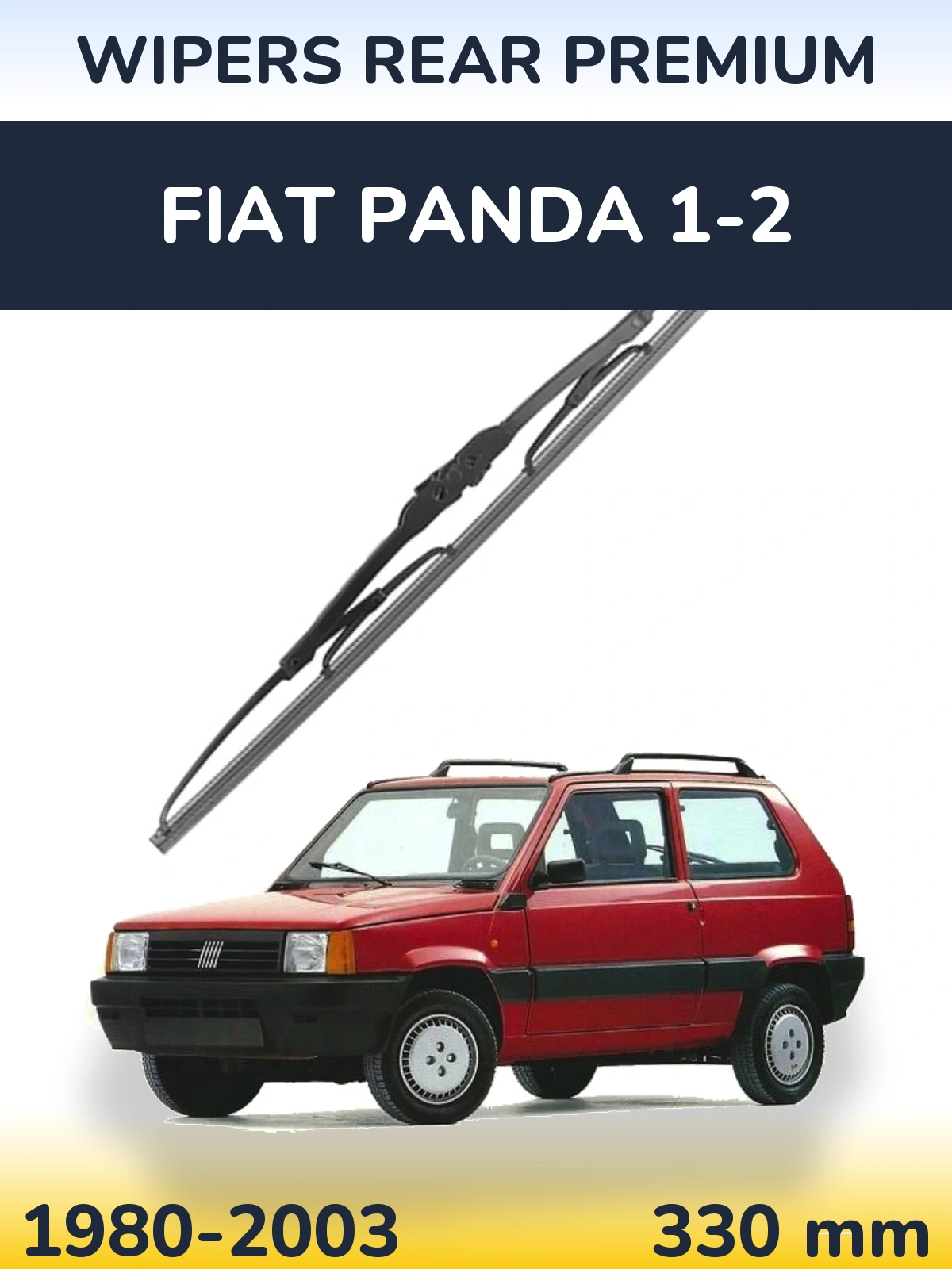 Torkarblad WIPERS REAR PREMIUM för Fiat Panda 1-2